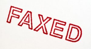 Faxed Word Art